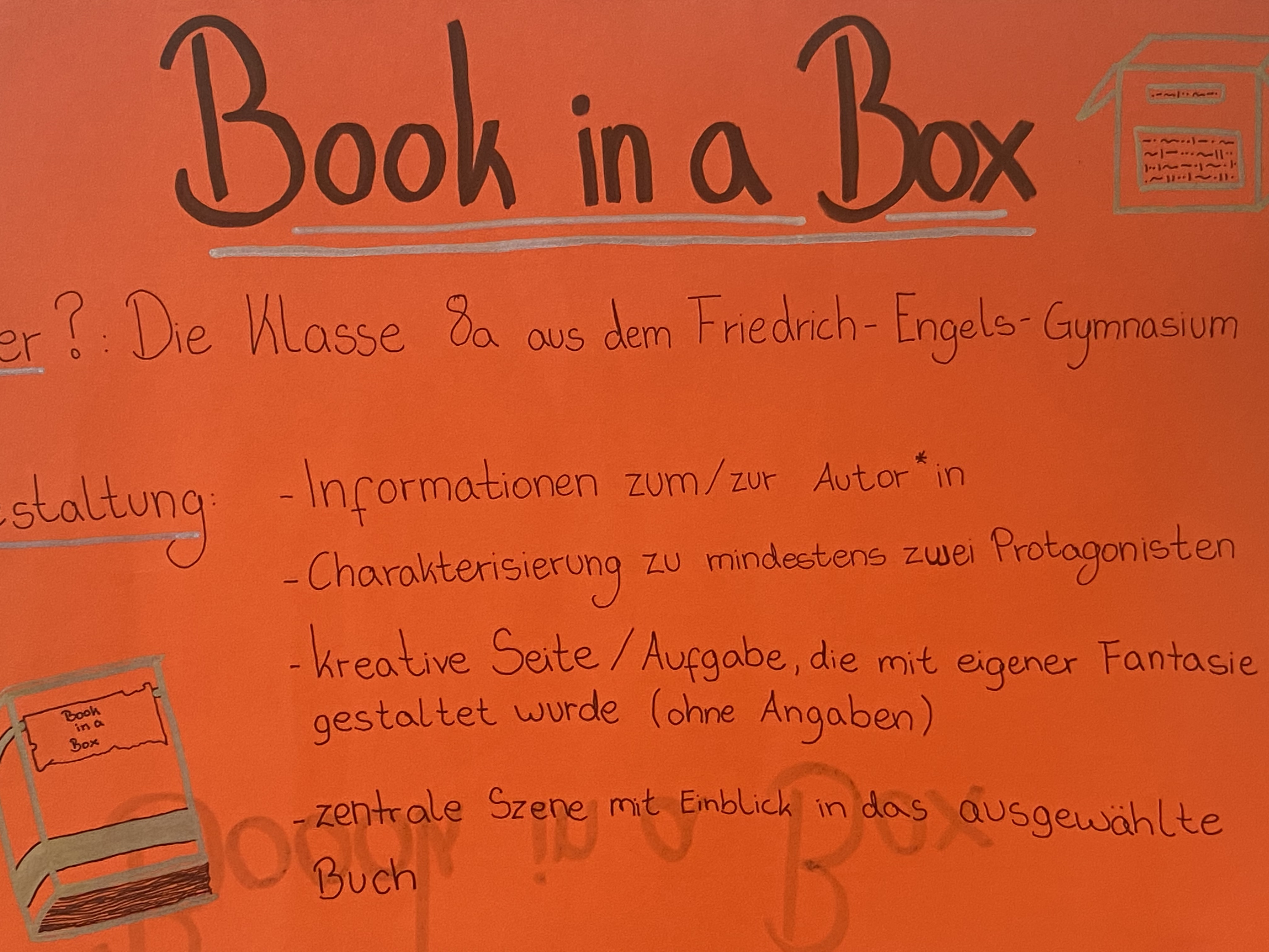 Klasse 8a - Book in a Box